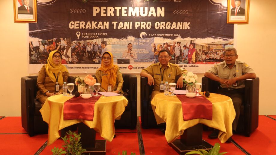 Percepat Penyebaran Informasi Teknologi Pertanian Pro Organik, DISTPH Kalbar Laksanakan Kegiatan Pertemuan Gerakan Tani Pro Organik