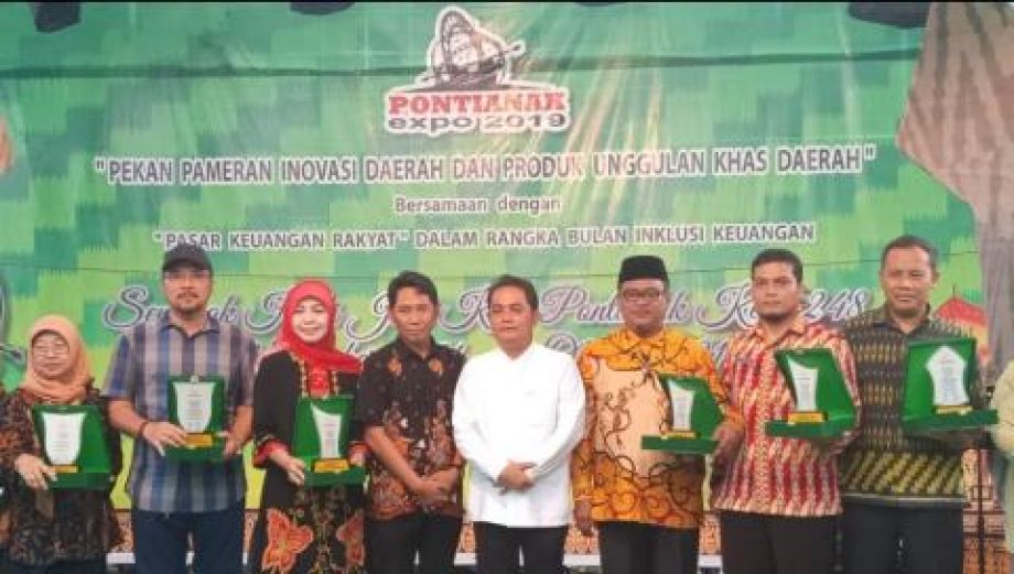 Distan TPH Kalbar raih juara 3 stan terbaik di Pontianak Expo 2019