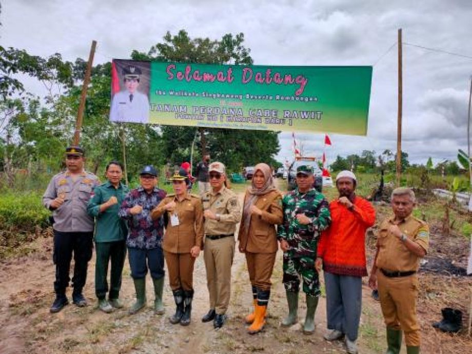 Jelang Natal dan Tahun Baru, Gerakan Tanam Cabai di Singkawang Digalakkan