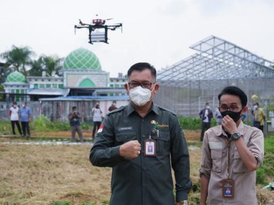 Manfaatkan teknologi drone dukung intensifikasi