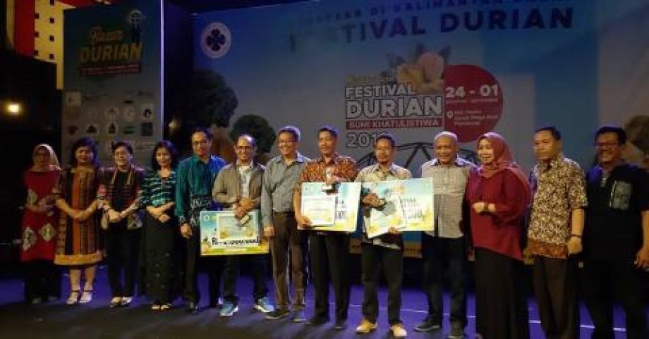 Berikut juara stan terbaik di Festival Durian Bumi Khatulistiwa 2019