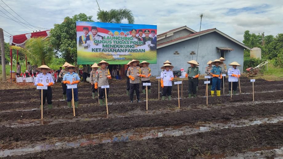 Kadis TPH Kalbar Hadiri Launching Gugus Tugas Polri Dalam Mendukung Ketahanan Pangan