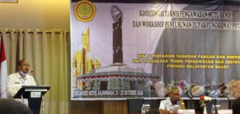 Distan TPH Kalbar perkuat pengawasan benih bersertifikat untuk tingkatkan produktivitas