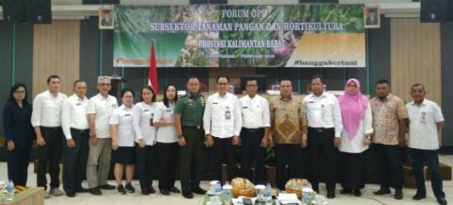 FORUM OPD SUB SEKTOR TANAMAN PANGAN DAN HORTIKULTURA BAHAS PERENCANAAN TAHUN 2020