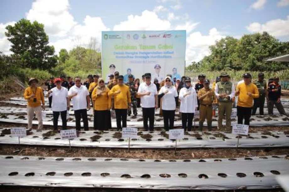 Pj. Gubernur Kalbar Hadiri Gertam Cabai di Desa Punggur Kecil Kabupaten Kubu Raya