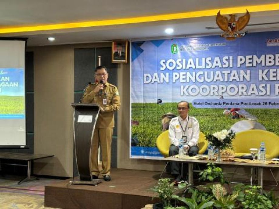 SOSIALISASI PEMBENTUKAN DAN PENGUATAN KELEMBAGAAN KOORPORASI PETANI TAHUN 2024